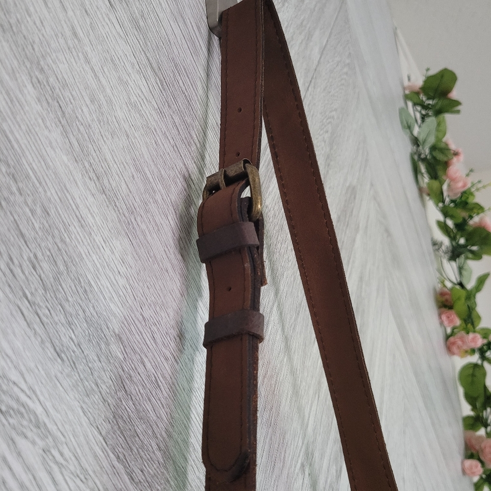 Patricia Nash Luciana Crossbody Leather Saddle Bag - Picture 7 of 16